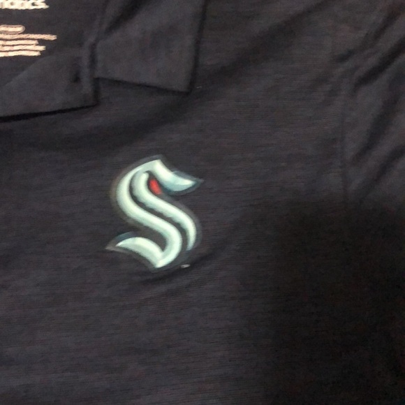 Fanatics men’s nhl Seattle kraken polo sz M - Picture 2 of 3